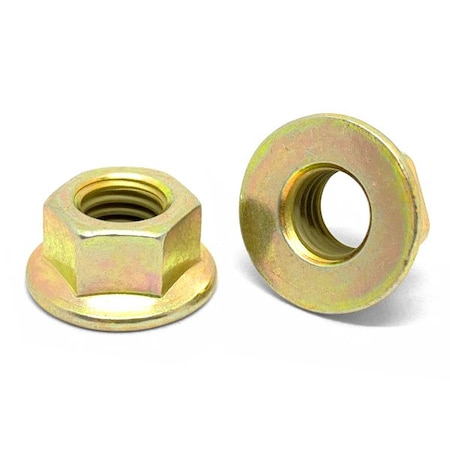 Boltsandnuts.Com M6-1.0, Class 8, Zinc Yellow, 100 PK M6CNHF8Y-100